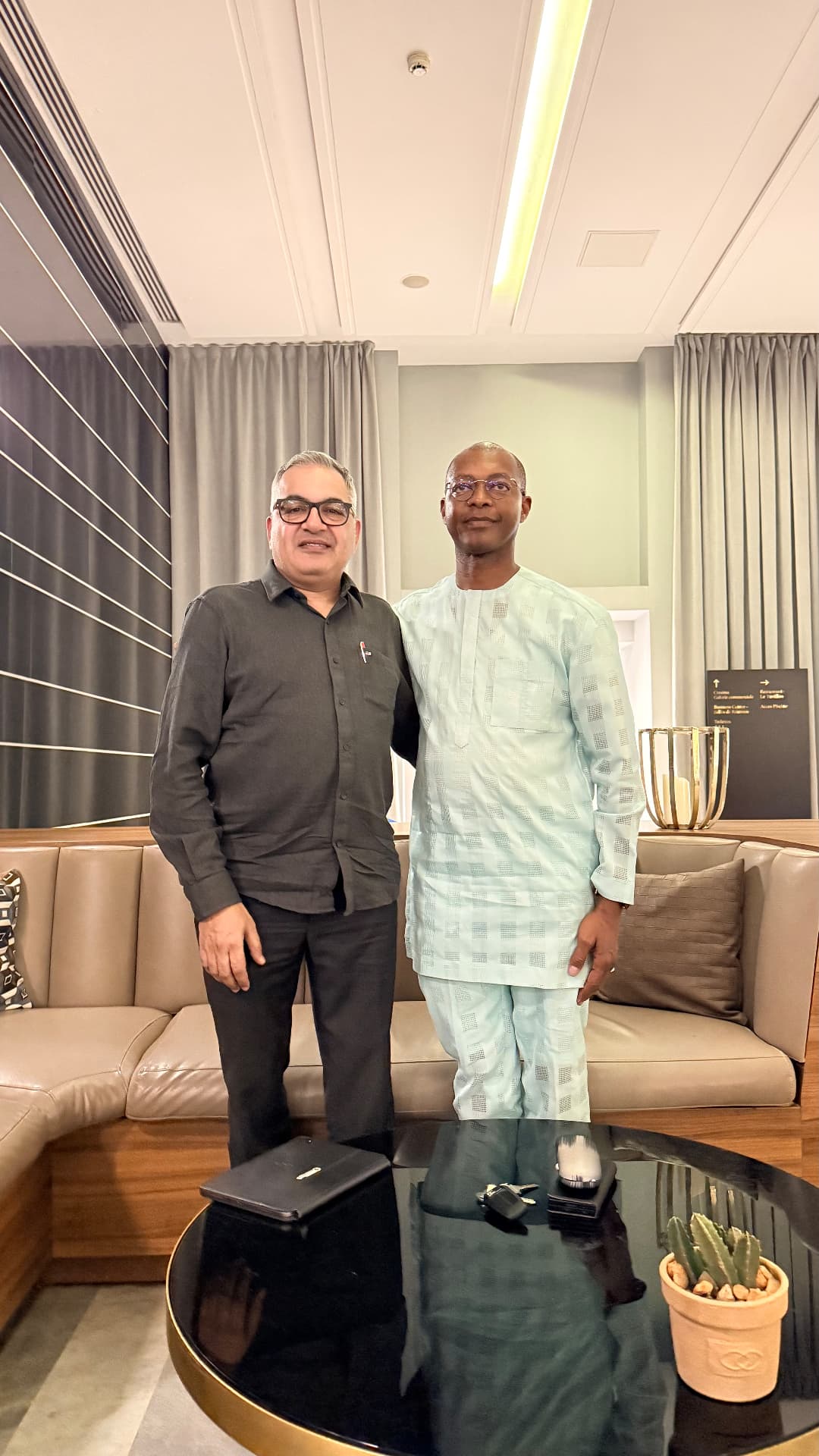 Meeting with Mr Ouassenan OLIVIER, IT Director in Ivory Coast