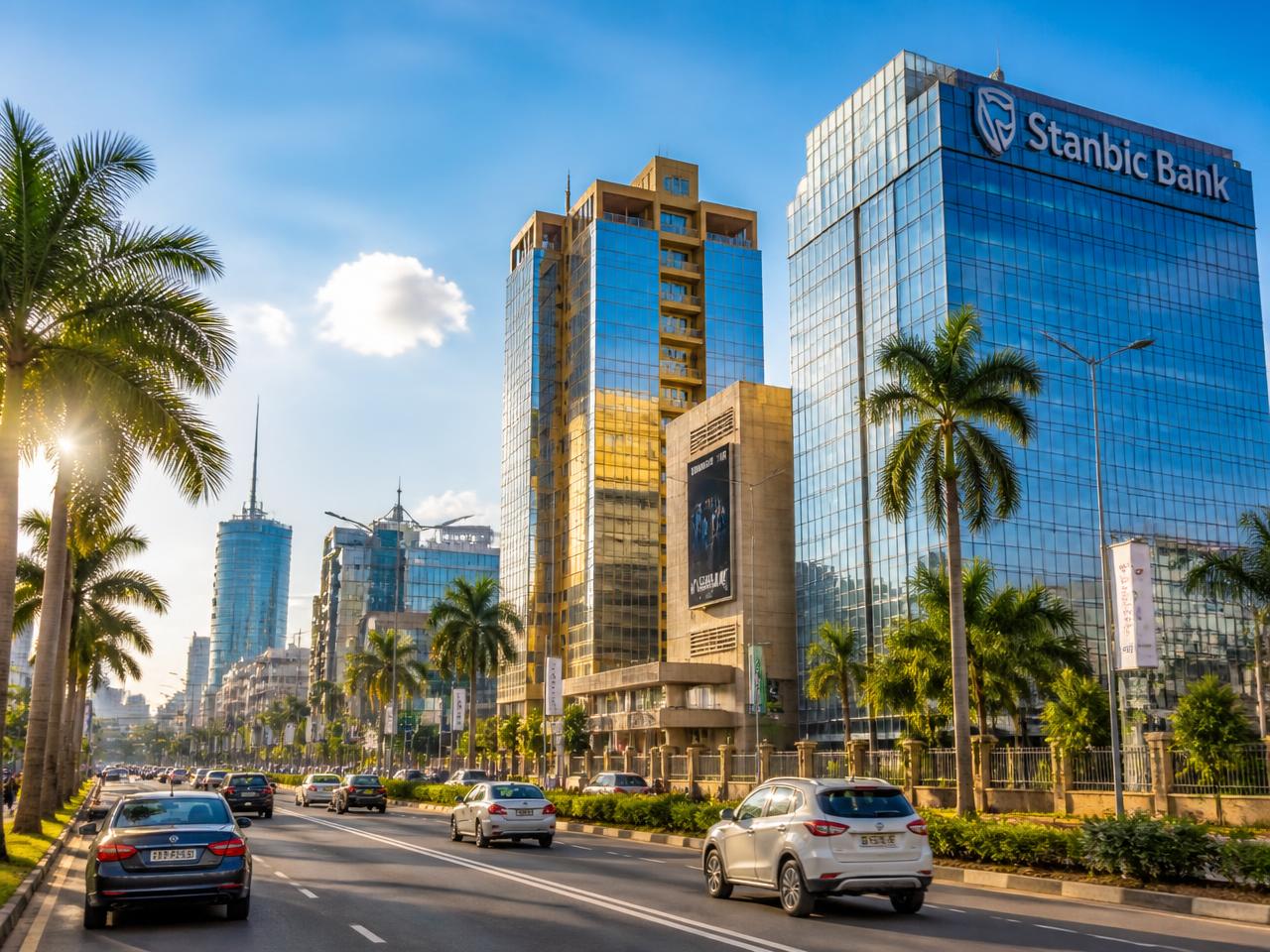 Banking towers in the Abidjan business district